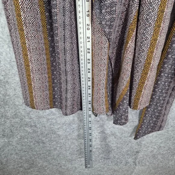 Peach Love Women’s Long Sleeve Romper Multicolor Size M Boho Floral One Piece - Picture 5 of 10